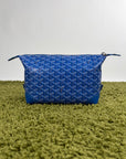 Beauty Case Boeing Goyard in tela Goyardine Blu