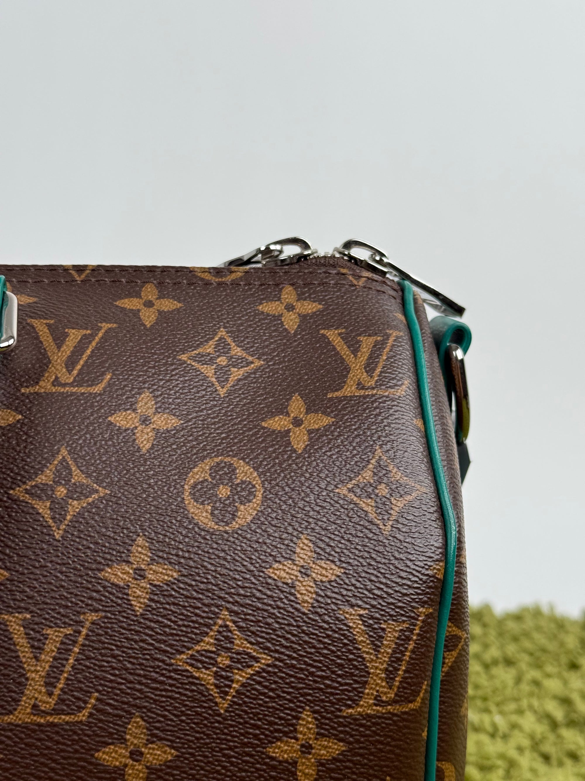 Borsone Keepall Louis Vuitton Baundoliere Marrone