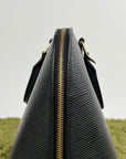 Borsa Alma PM in pelle epi Louis Vuitton Nero