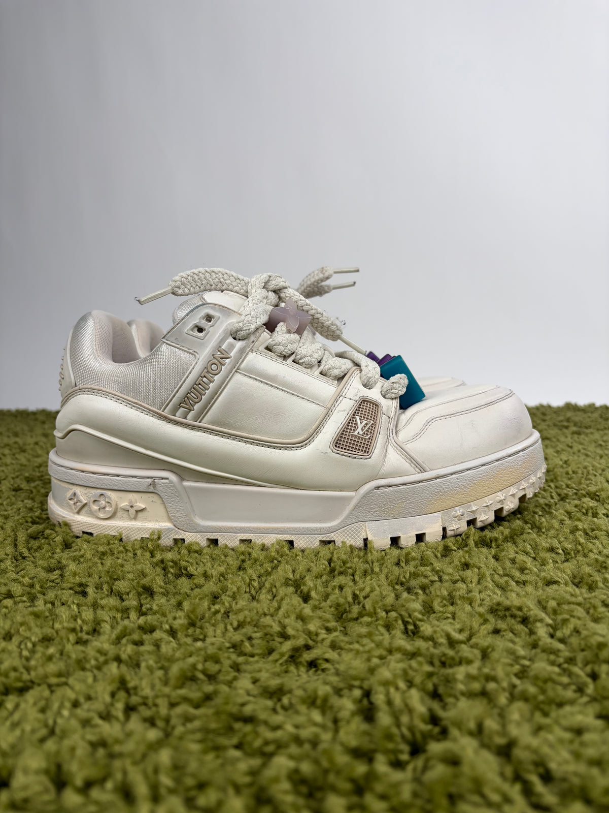Louis Vuitton Trainer Maxi Bianco 8.5