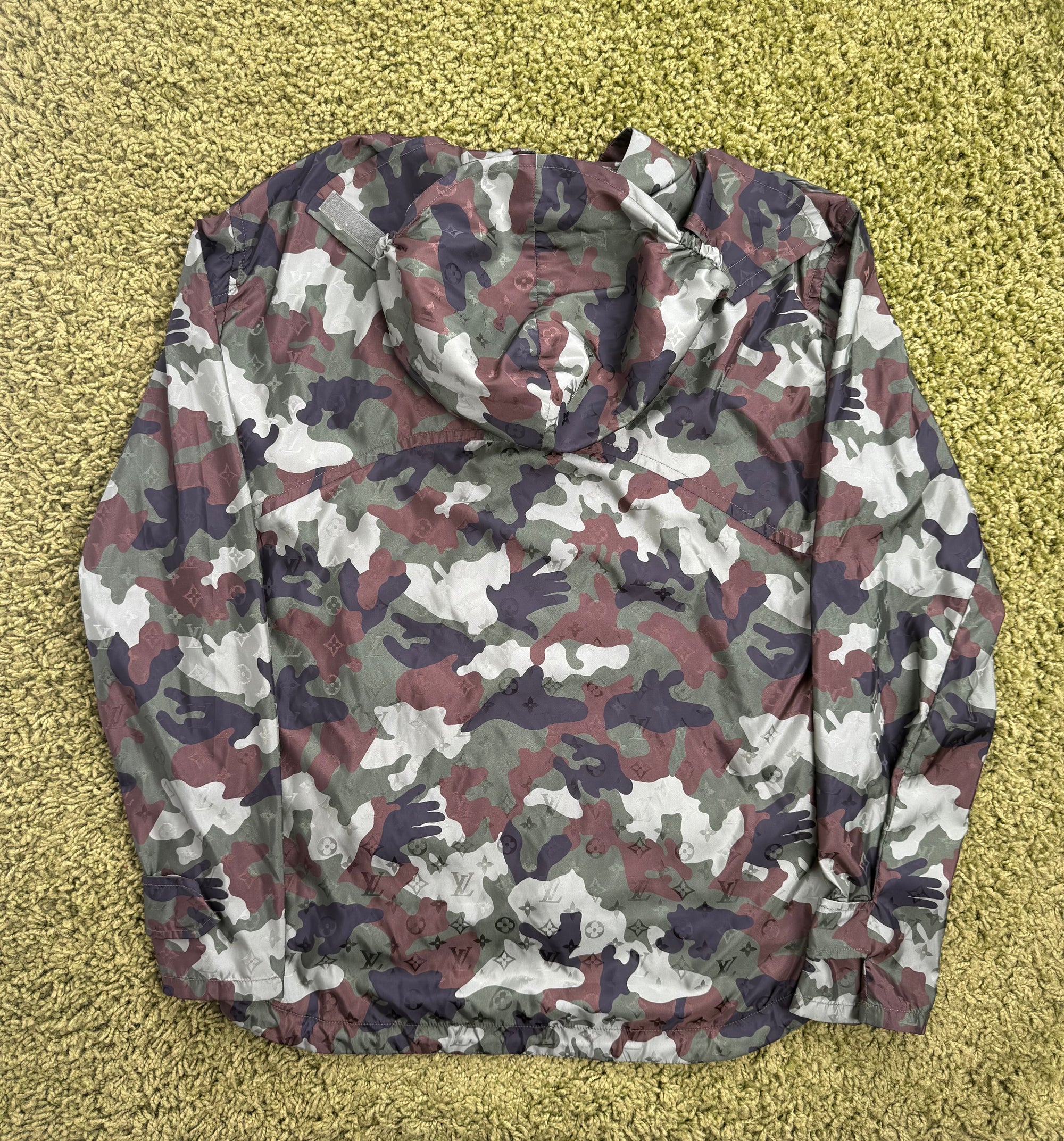 Giacca A Vento Mimetica Monogram Louis Vuitton L