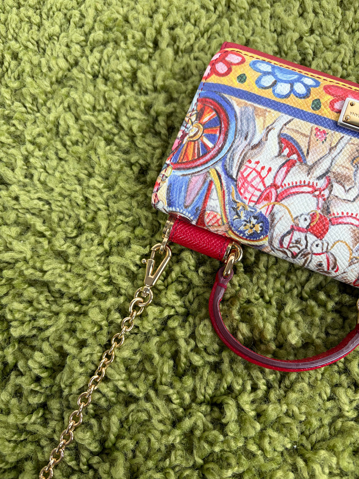 Mini Borsa Dolce&amp;Gabbana Sicily Rossa Multicolor