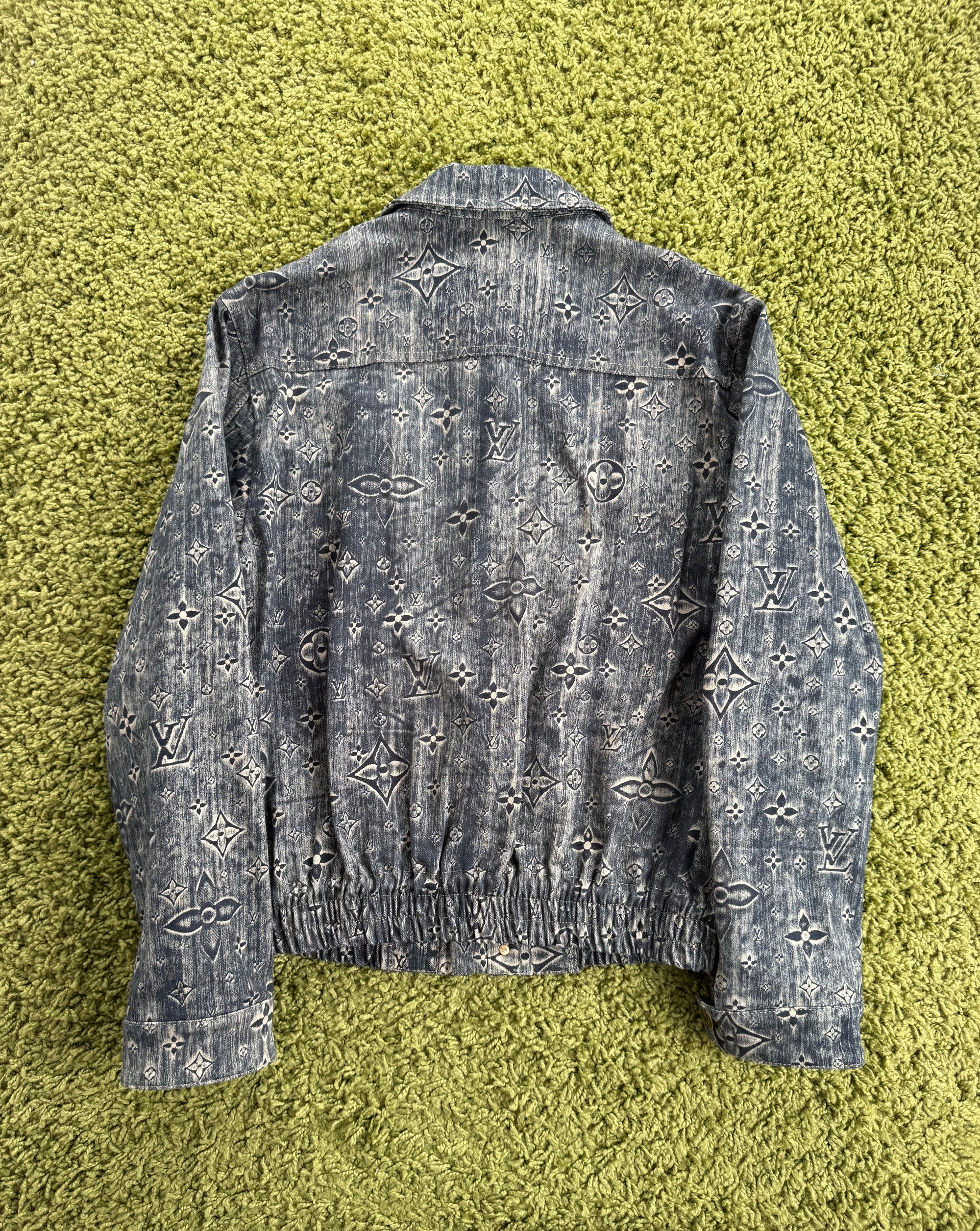 Giacca Monogram in denim Louis Vuitton 50