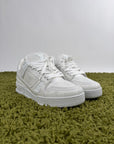 Louis Vuitton Trainer in pelle Bianca 6.5