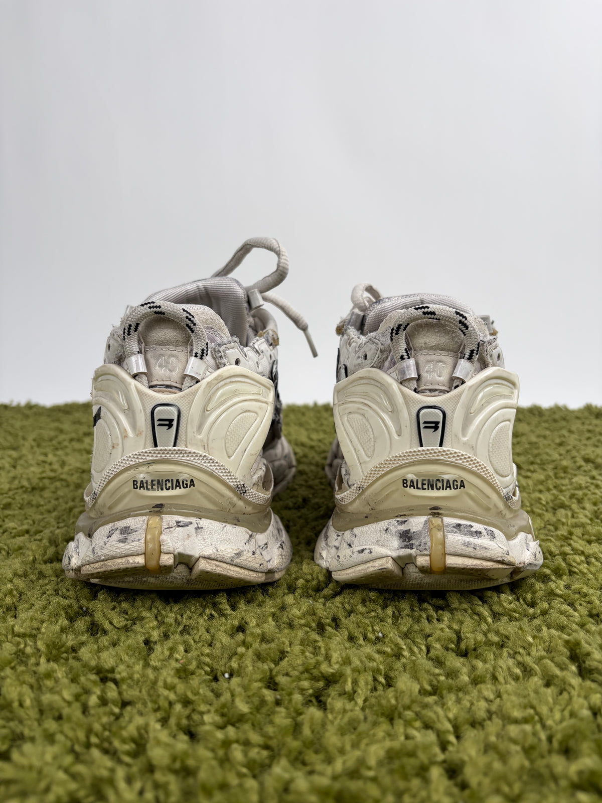 Balenciaga Runner Graffiti Grigio 40