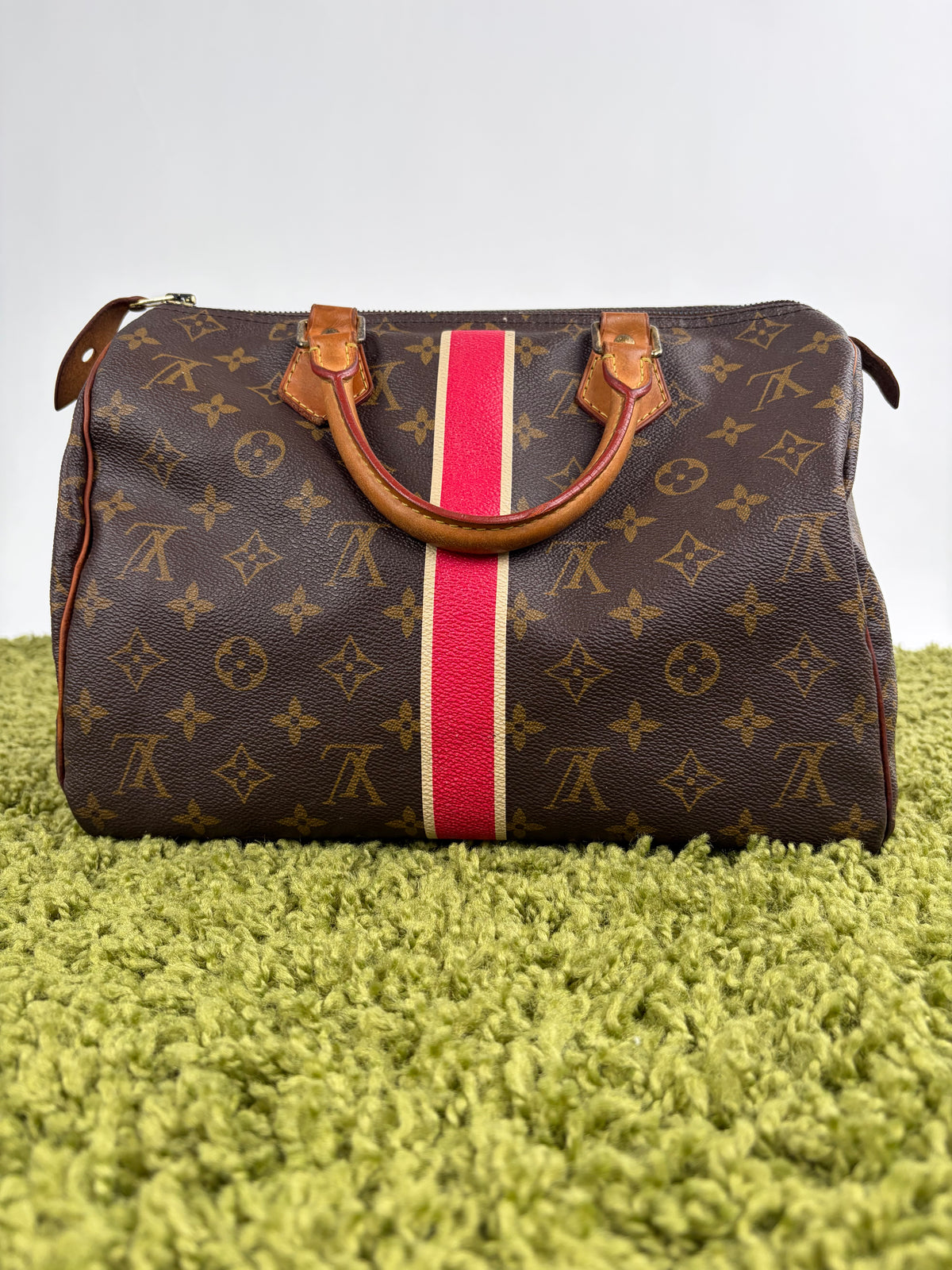 Borsa Louis Vuitton Speedy Marrone