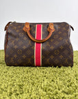 Borsa Louis Vuitton Speedy Marrone