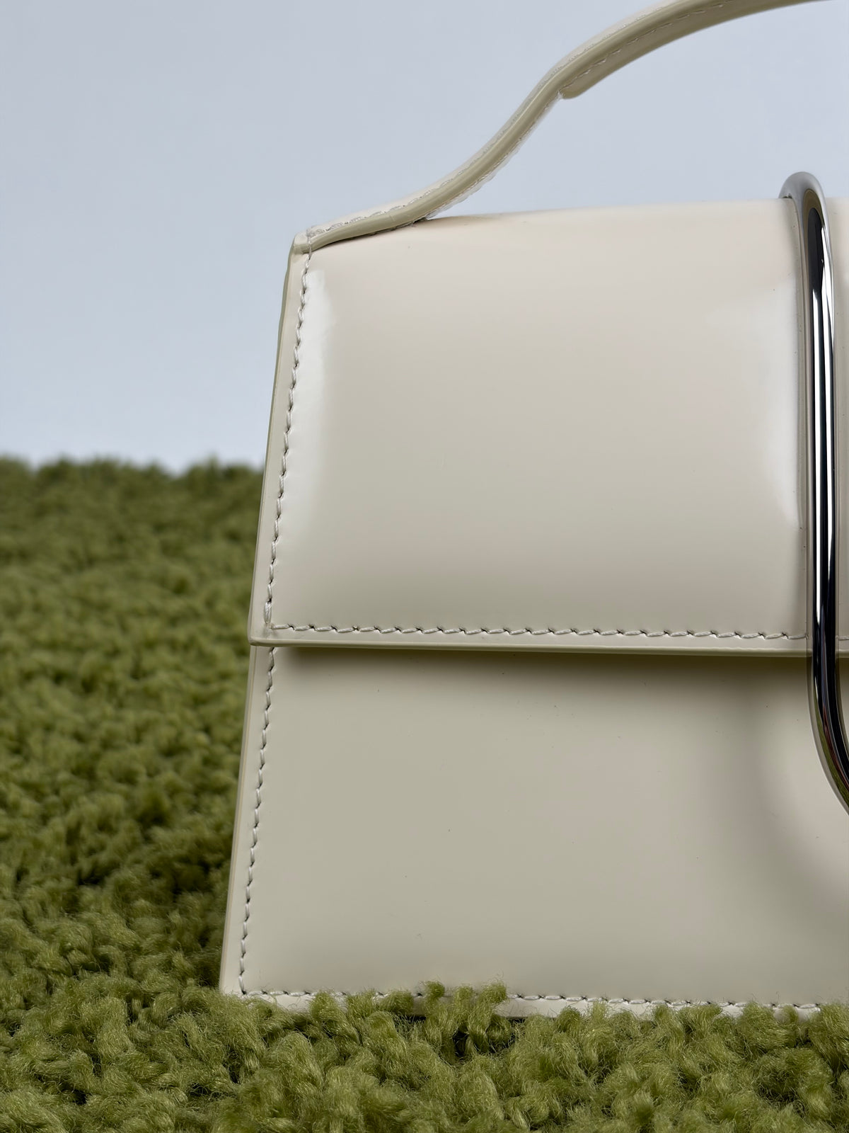 Borsa Jacquemus La Grande Bambino Avorio