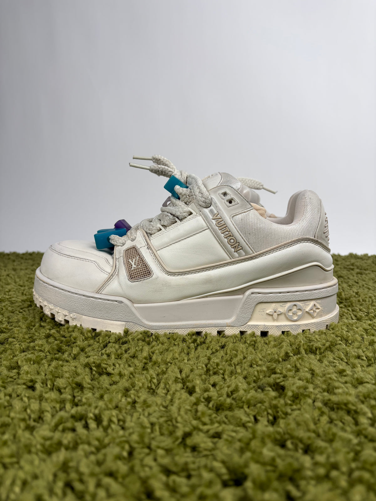 Louis Vuitton Trainer Maxi Bianco 8.5
