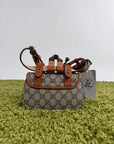 Marsupio gucci beige in tela