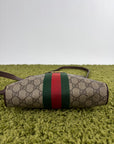 Borsello Gucci beige verde e rosso