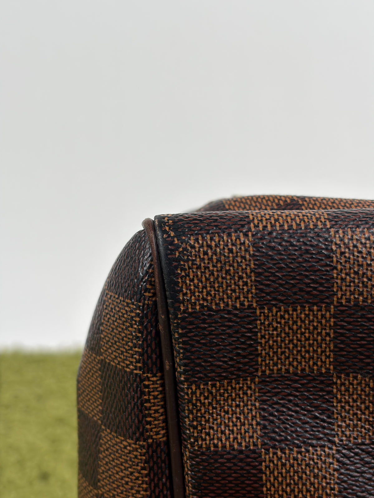 Beauty Case Louis Vuitton in tela Damier Marrone