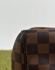 Beauty Case Louis Vuitton in tela Damier Marrone