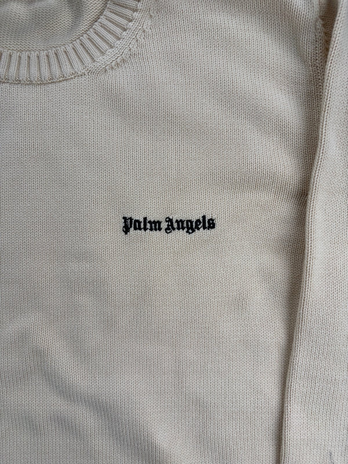 Maglione Palm Angels Beige Chiaro L - Second Hand Di Fiore