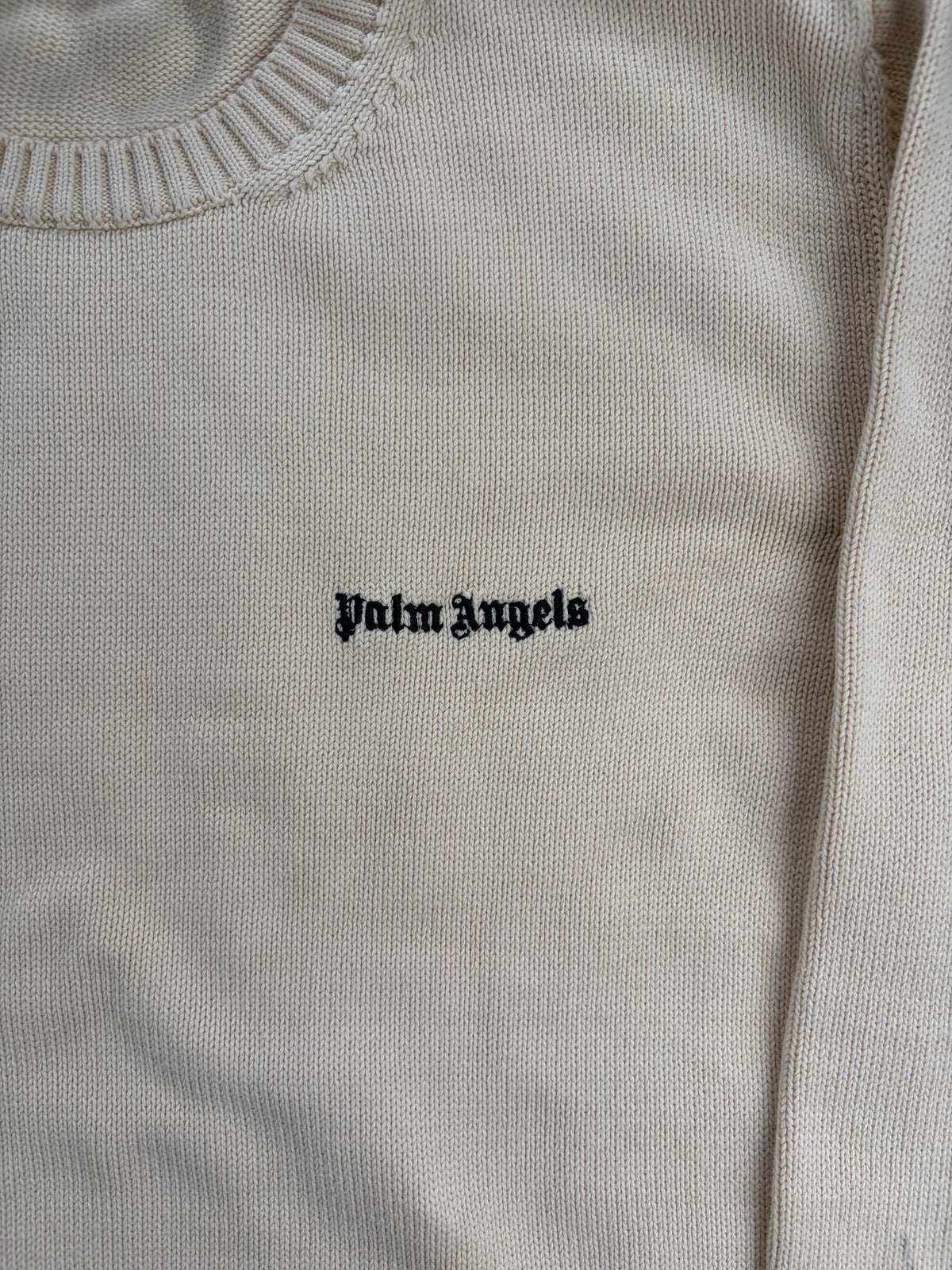Maglione Palm Angels Beige Chiaro L