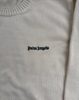 Maglione Palm Angels Beige Chiaro L