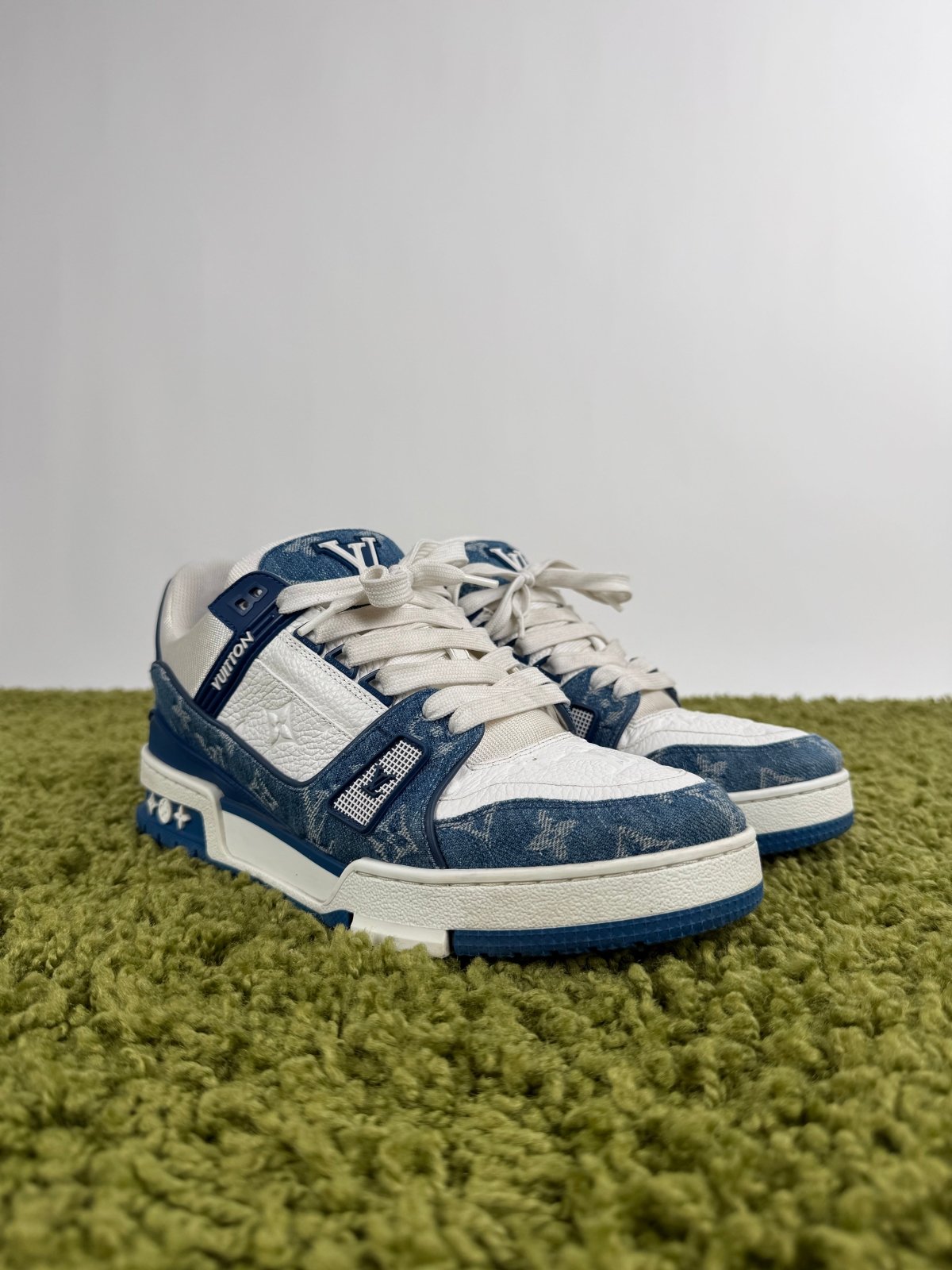 Louis Vuitton In Denim Blu 7.5 - Second Hand Di Fiore