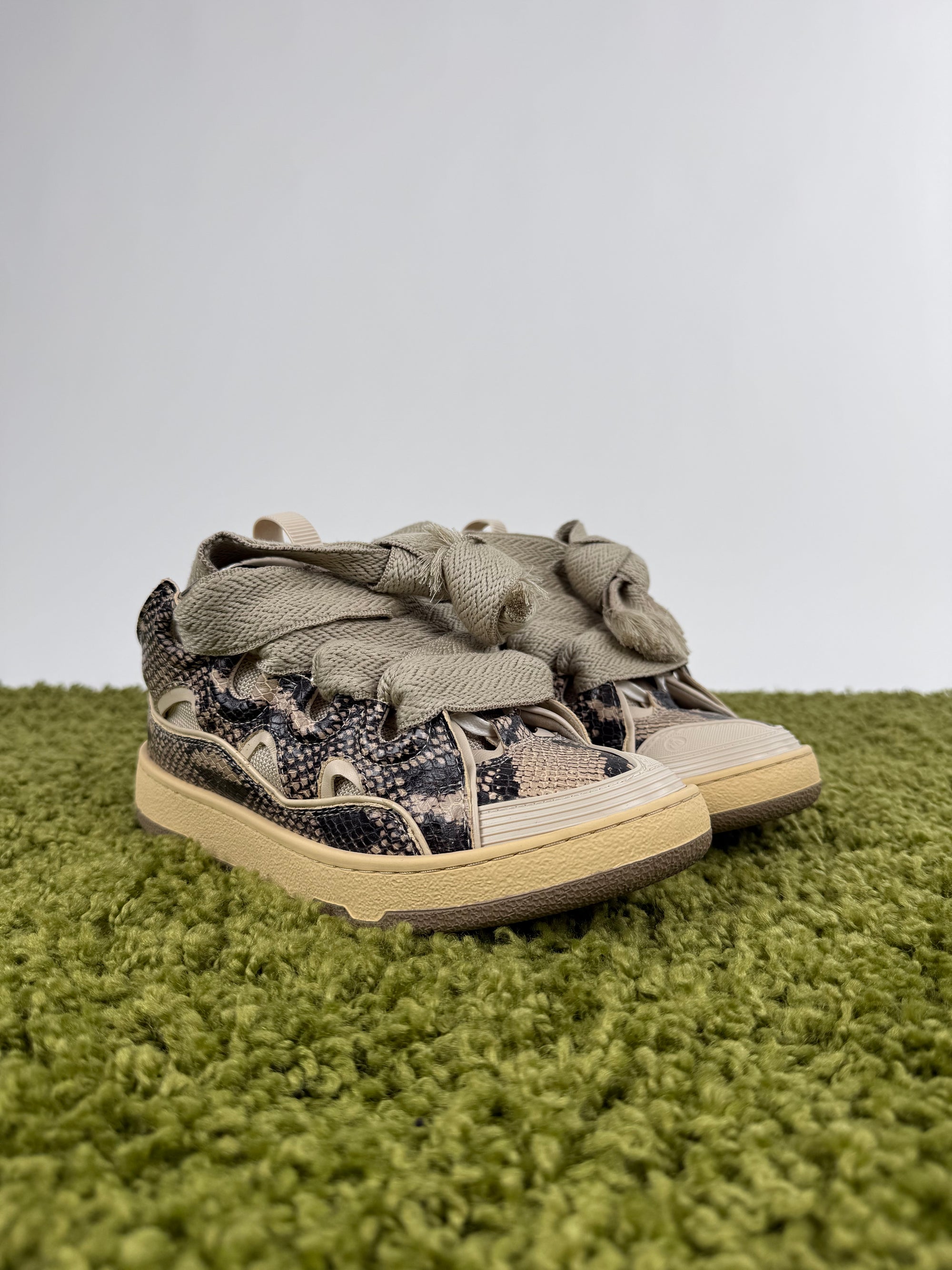 Lanvin Curb Con dettaglio Pelle di serpente 39