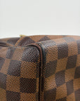 Beauty Case Louis Vuitton in tela Damier Marrone