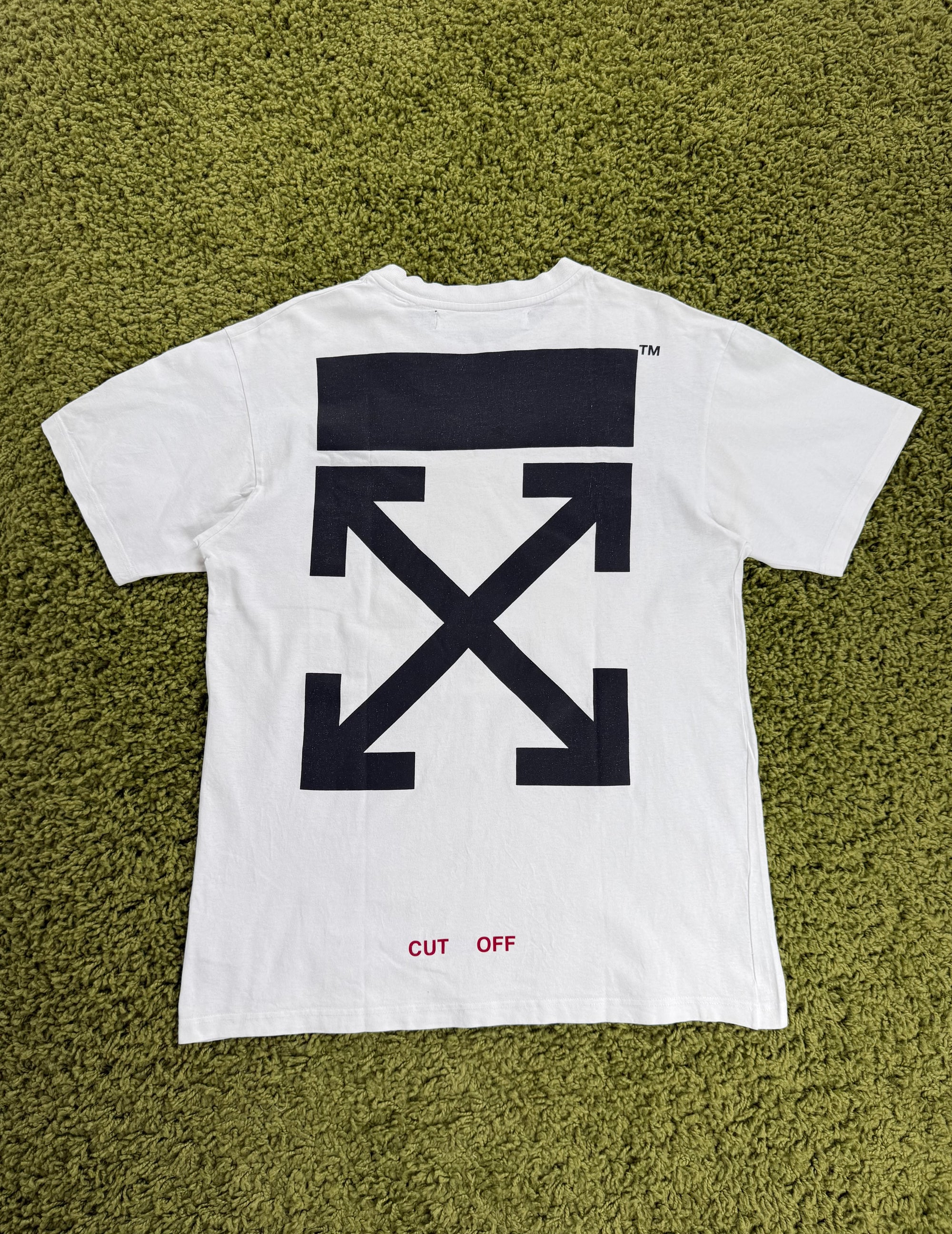T-Shirt Narciso Off White Bianca multicolor veste XL