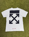 T-Shirt Narciso Off White Bianca multicolor veste XL