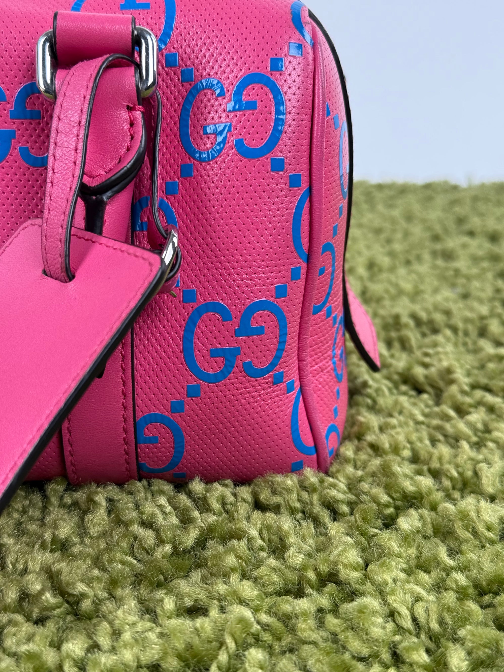 Borsa Boston Gucci Rosa Multicolor
