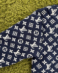Felpa Girocollo Louis Vuitton Monogram Blu XL