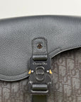 Borsa a tracolla piccola saddle Christian Dior Nero