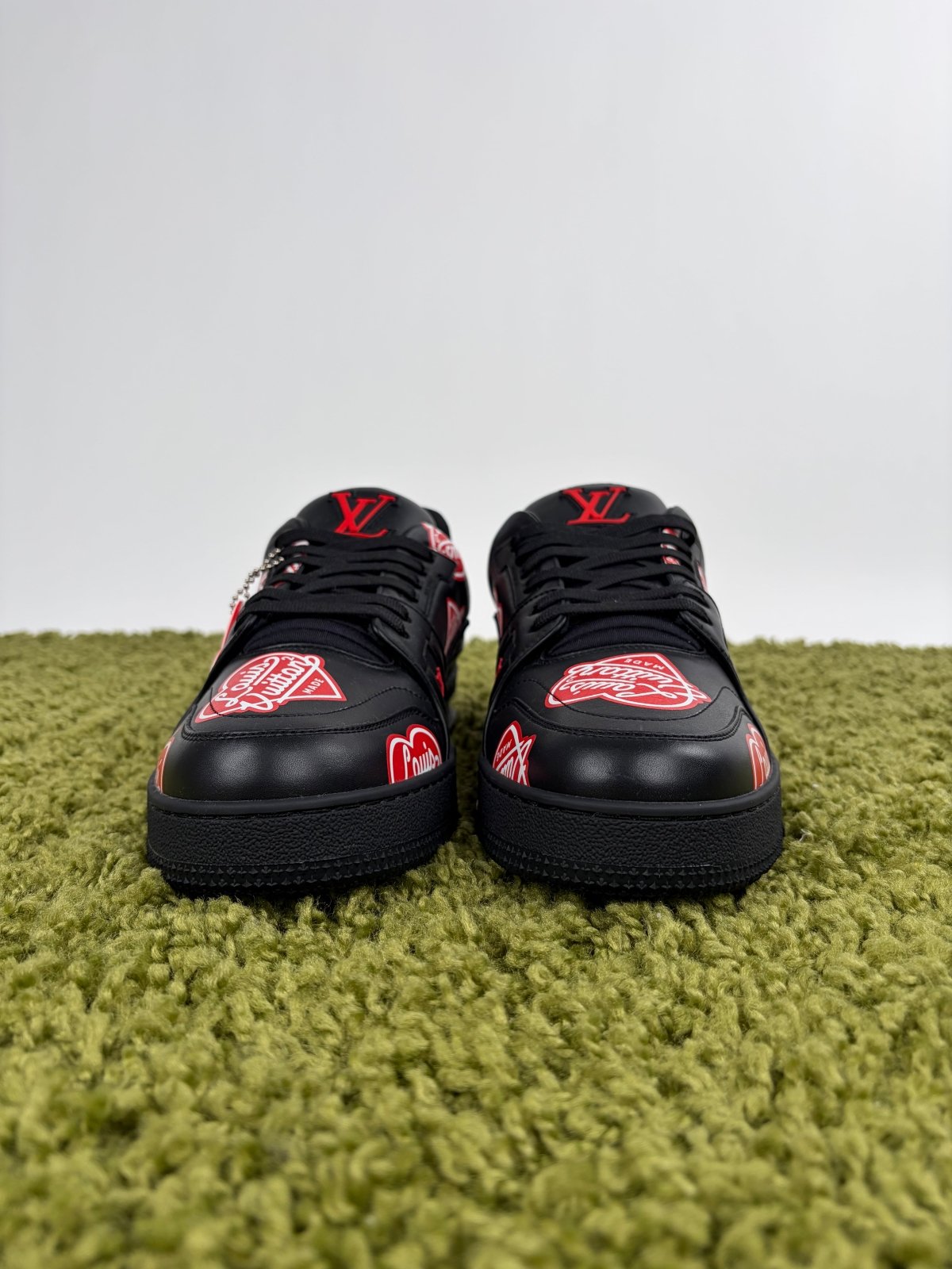 Louis Vuitton Trainer Nero Multicolor 9 - Second Hand Di Fiore