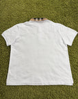 Polo Burberry Bianco XXL