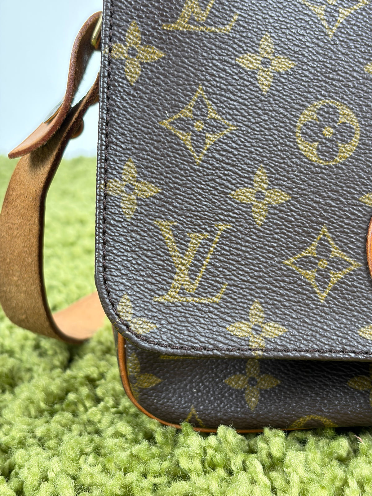 Borsa a tracolla Louis Vuitton Cartouchière Marrone