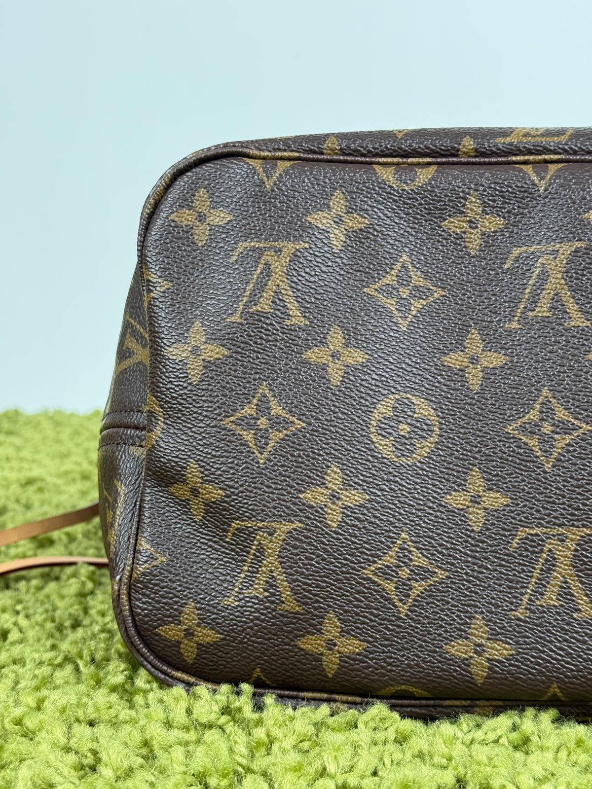 Borsa Neverfull Louis Vuitton MM Marrone
