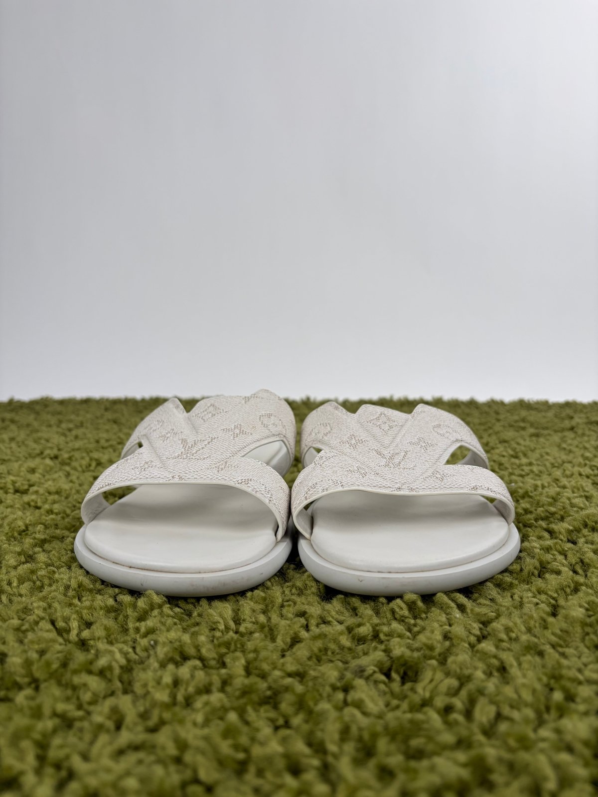 Oasis Mule Louis Vuitton Bianco 7.5 - Second Hand Di Fiore