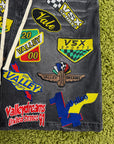 Pantaloncino Jorts Passport Valley Dreams In Denim Nero Multicolor 32