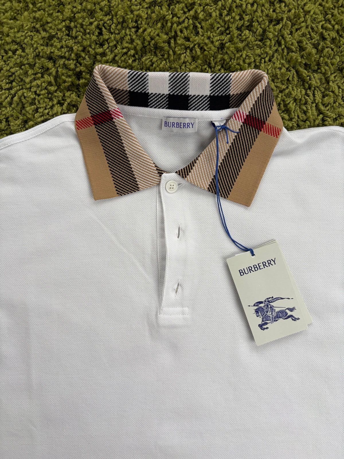 Polo Burberry Bianco XXL