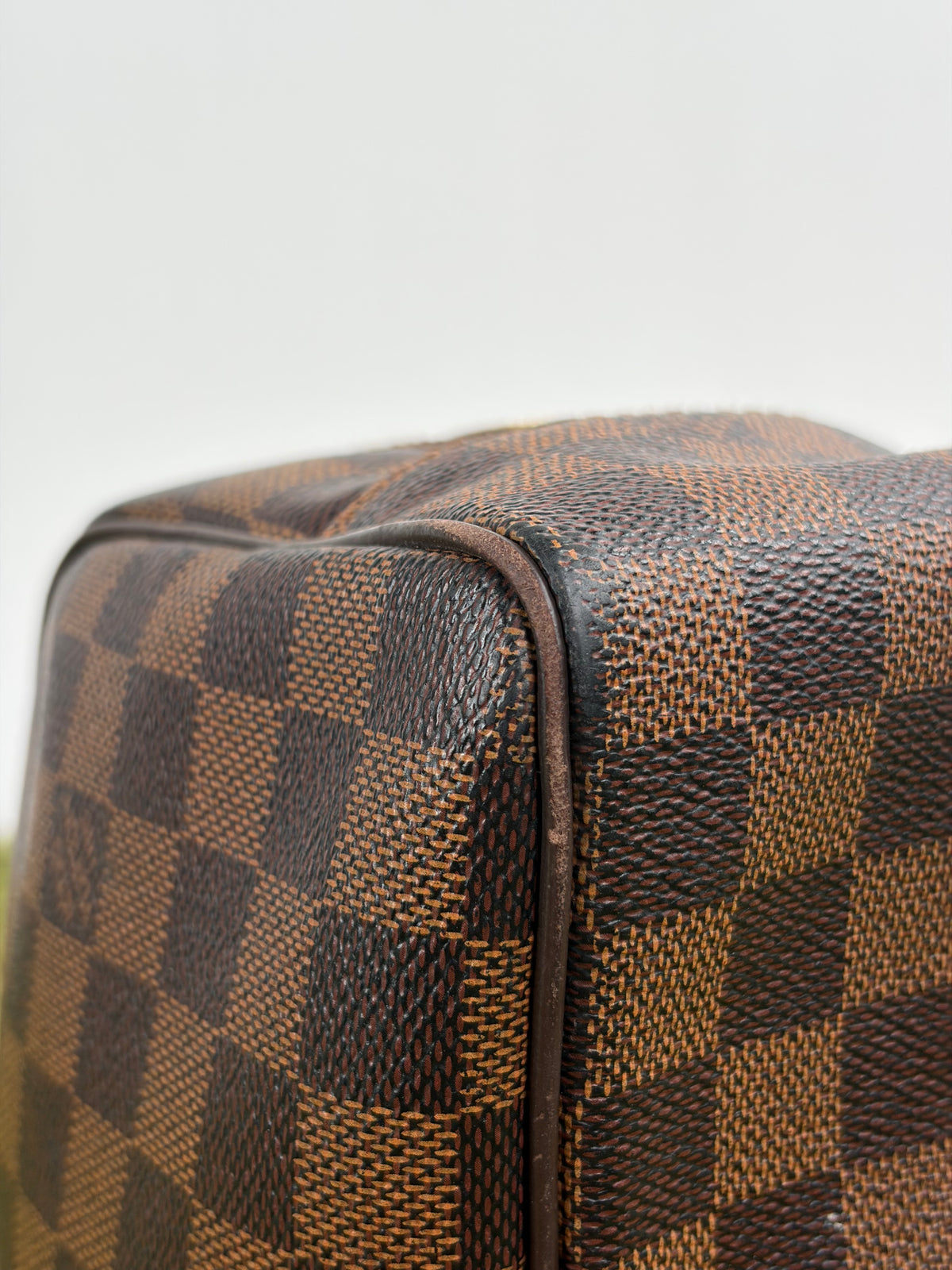 Beauty Case Louis Vuitton in tela Damier Marrone