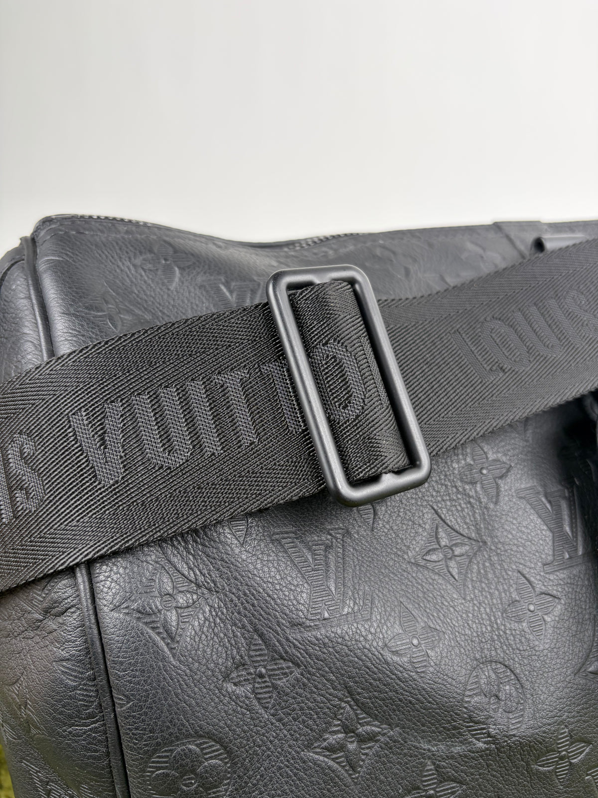 Borsone keepall Louis Vuitton Bandoulière 50 Nera
