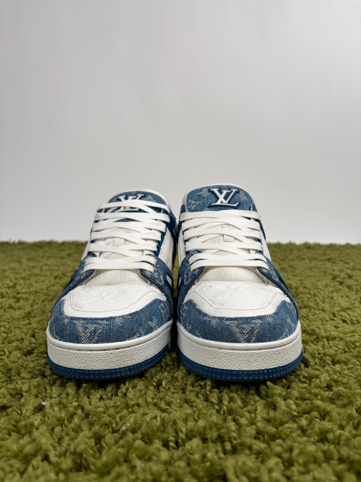 Louis avuitton Trainer In Denim Blu 7.5