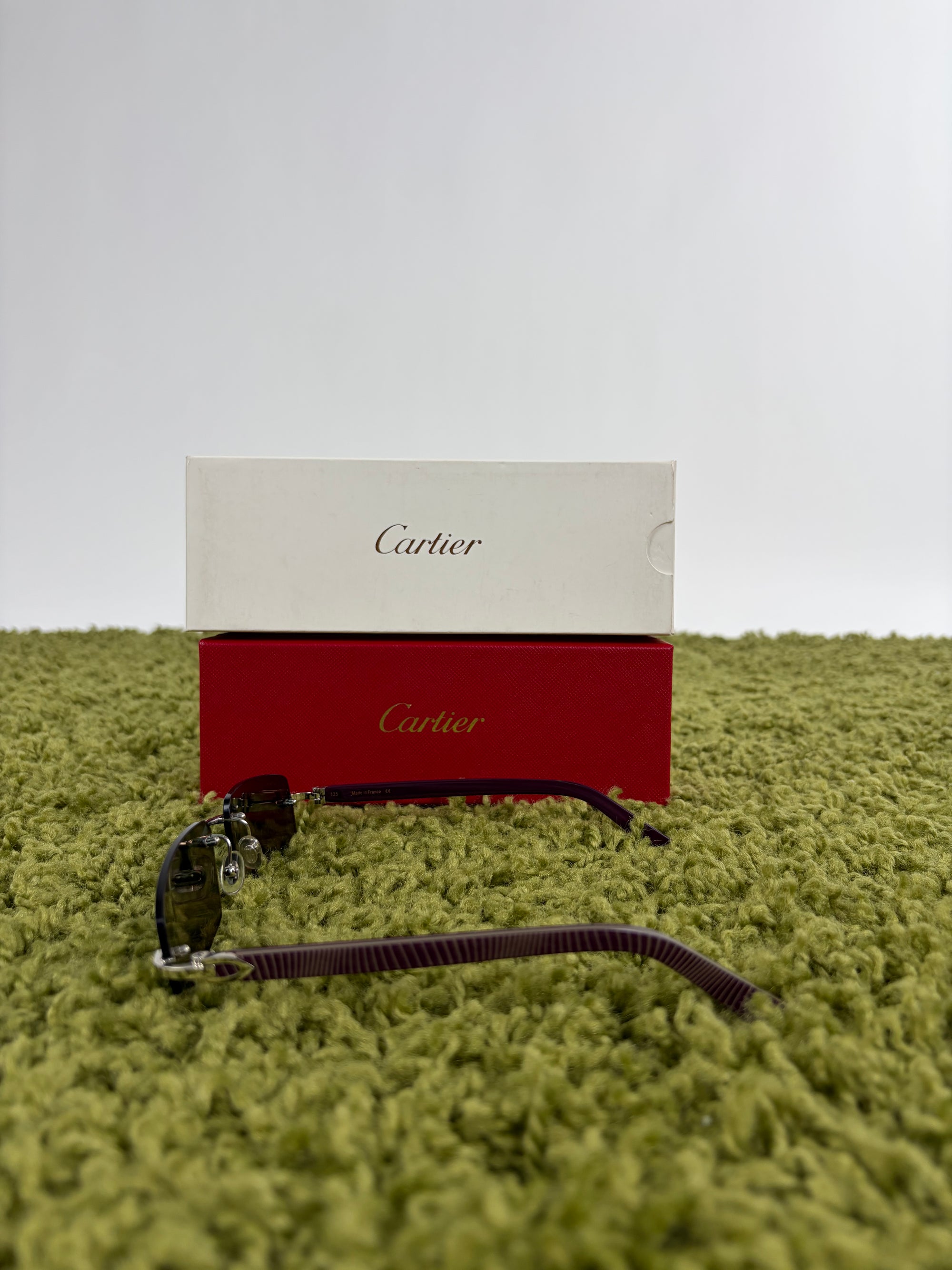 Occhiali Cartier 4754195 viola e neri