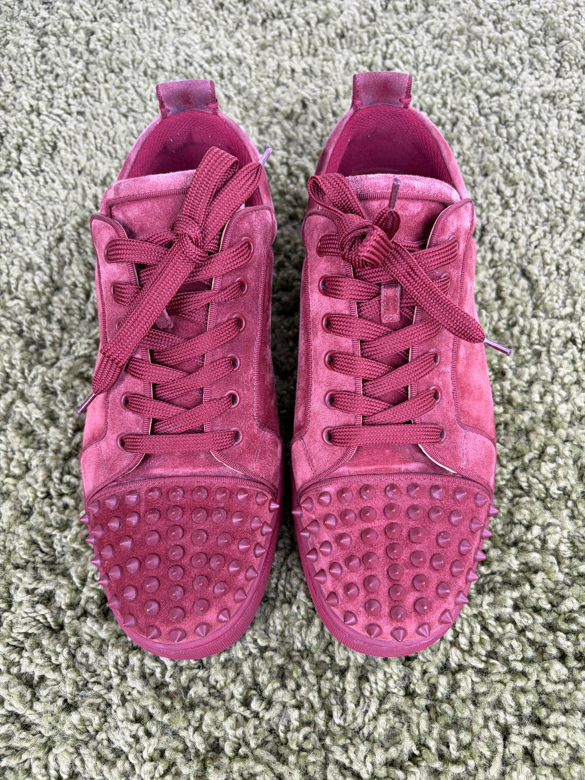 Christian Louboutin Spikes Low Rosso 44