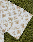 T shirt Louis Vuitton Size L bianca e oro