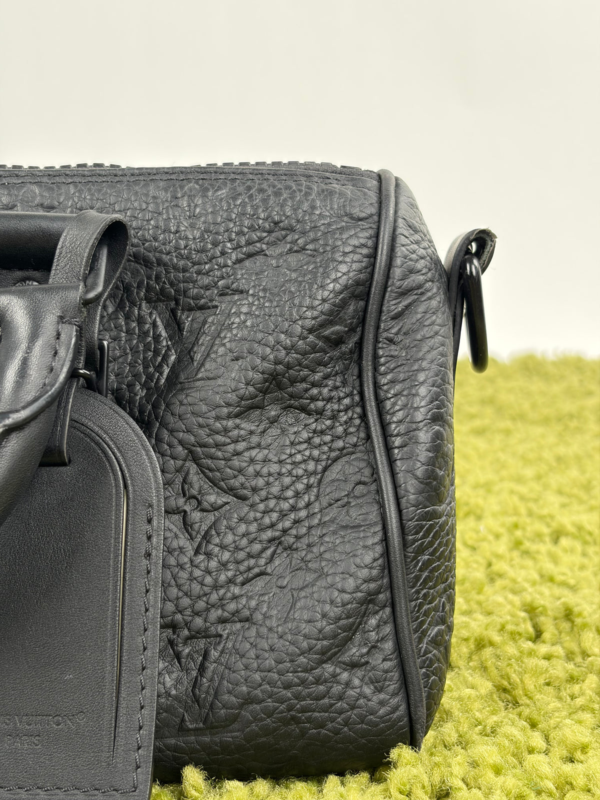 Borsa Keepall Bandoulière 25 Monogram Louis Vuitton Nero