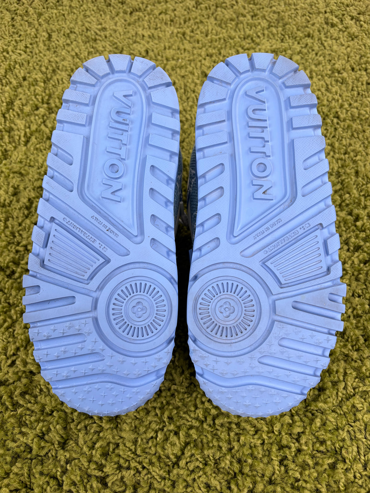 Louis Vuitton Trainer Maxi in Denim azzurro 38