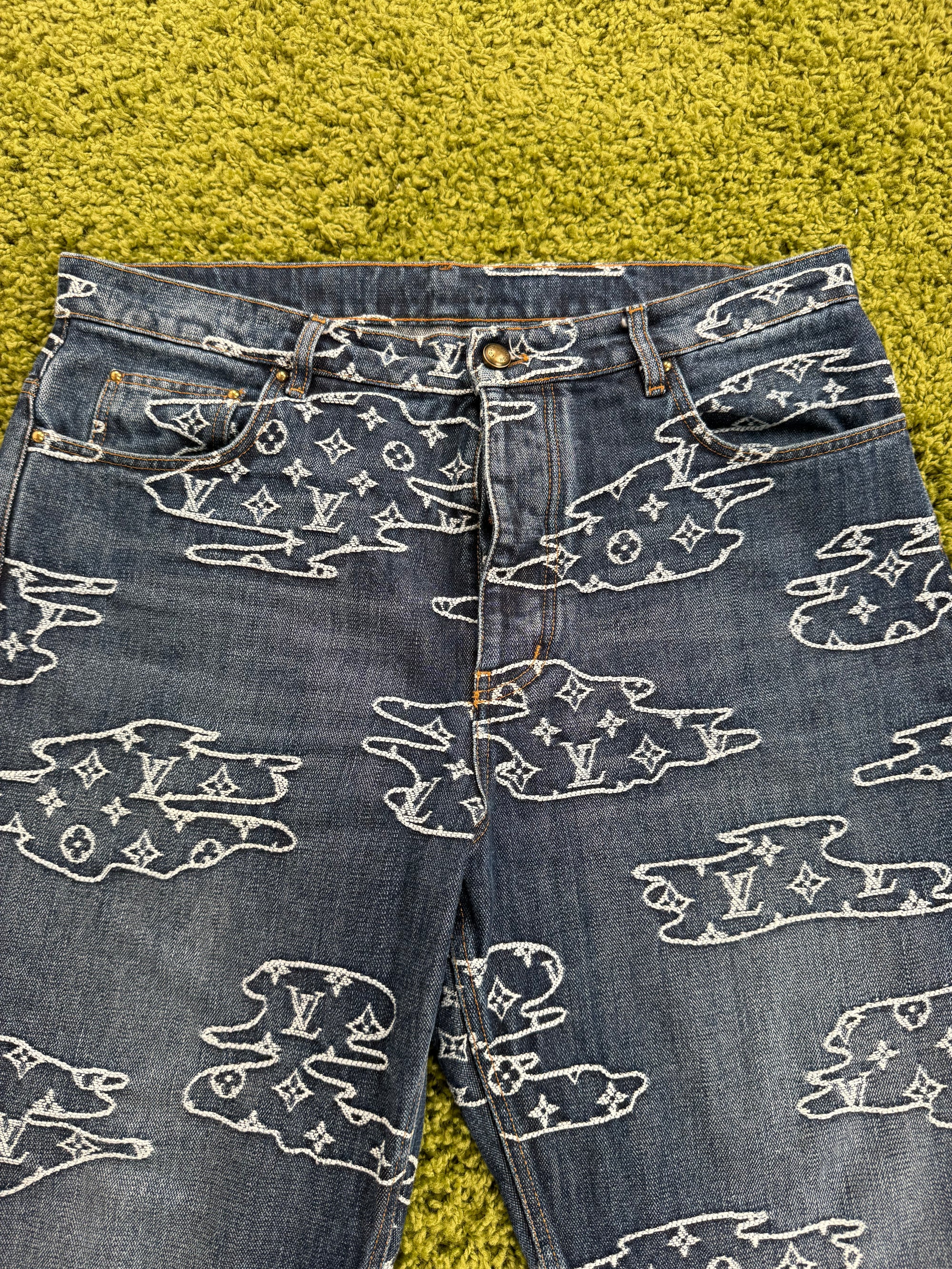 Monogram Cloud Skate Jeans Louis Vuitton 36