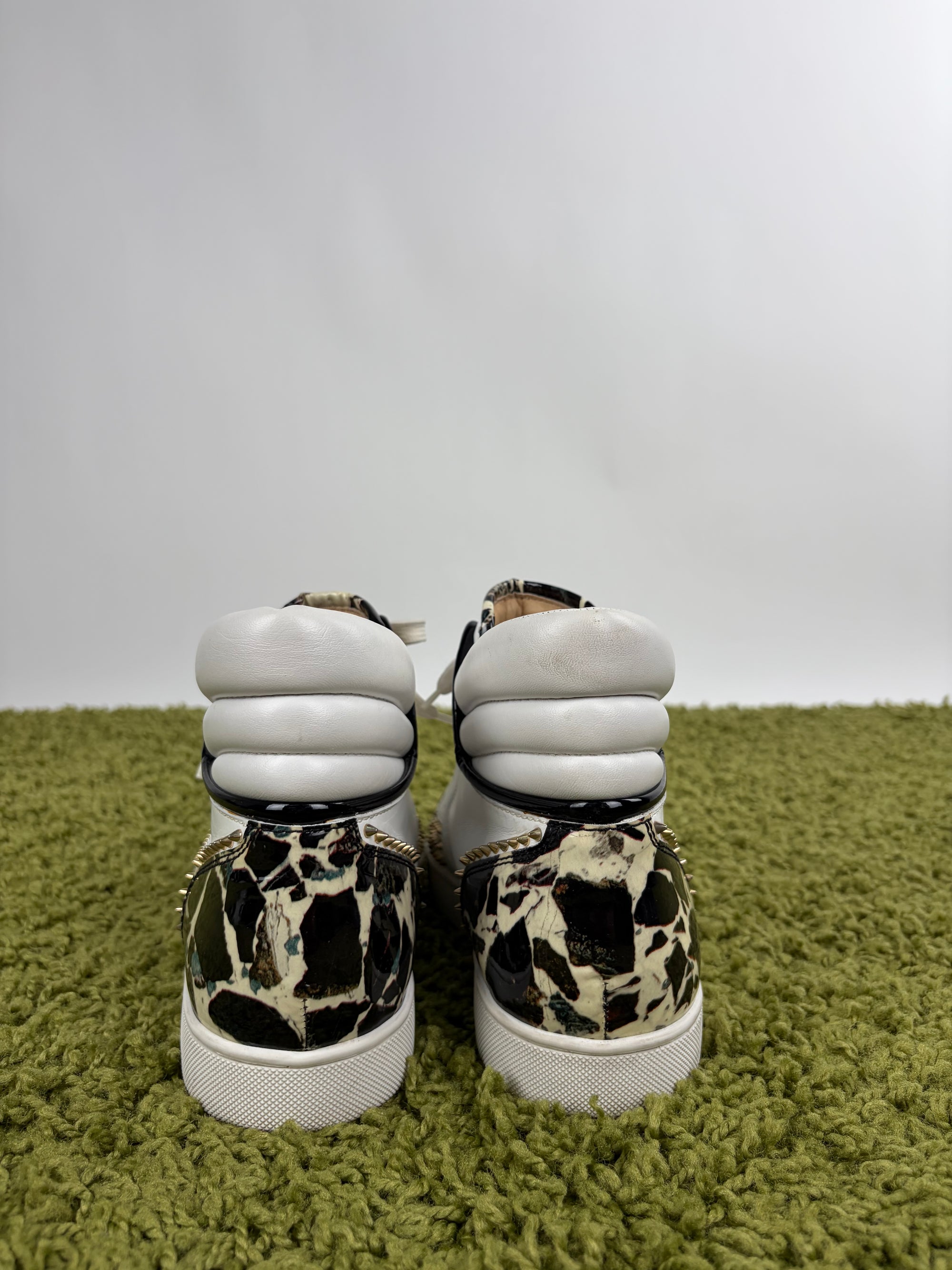 Louboutin Size 43 bianche e oro