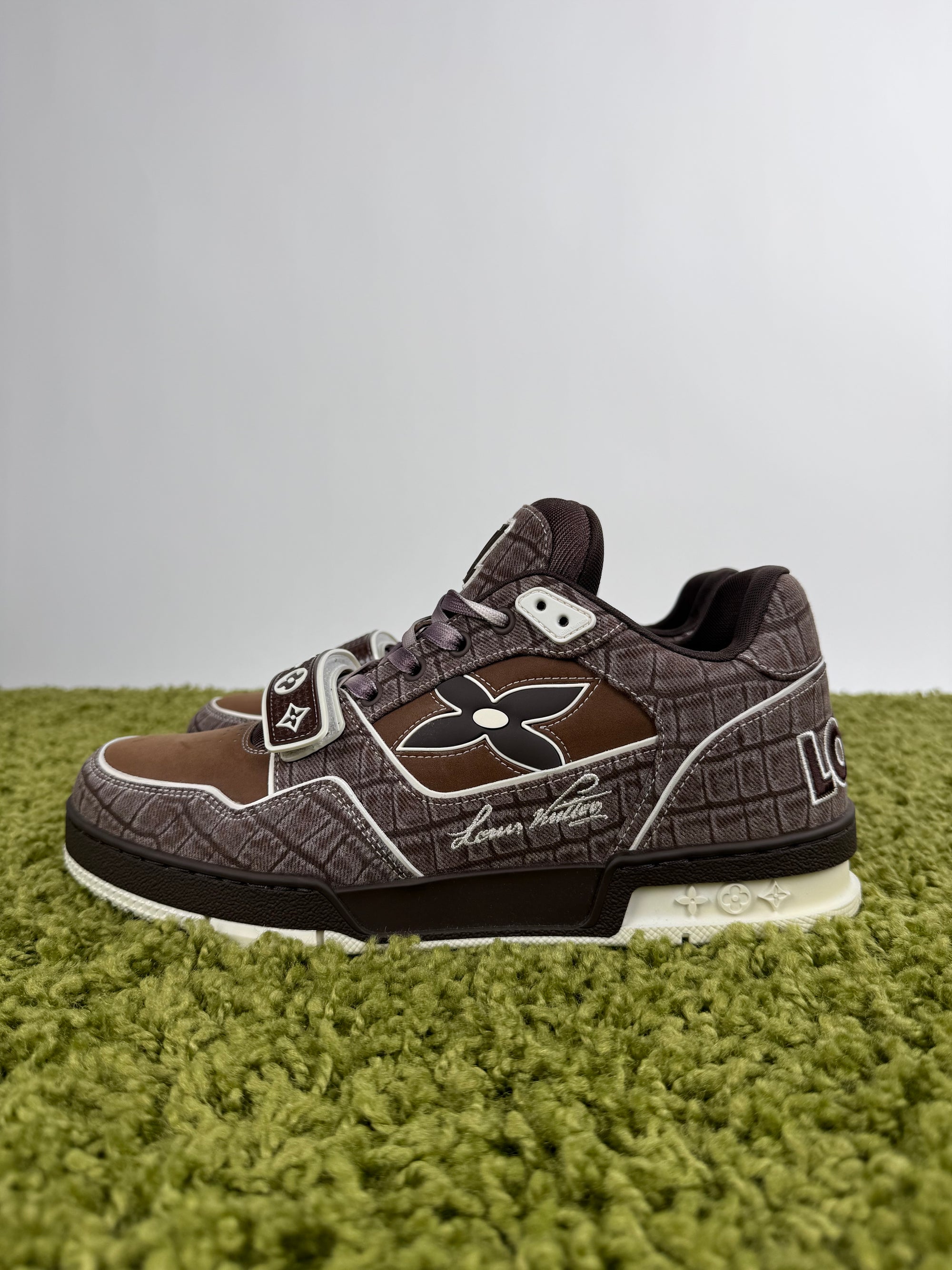 Louis Vuitton Trainer Marrone 8