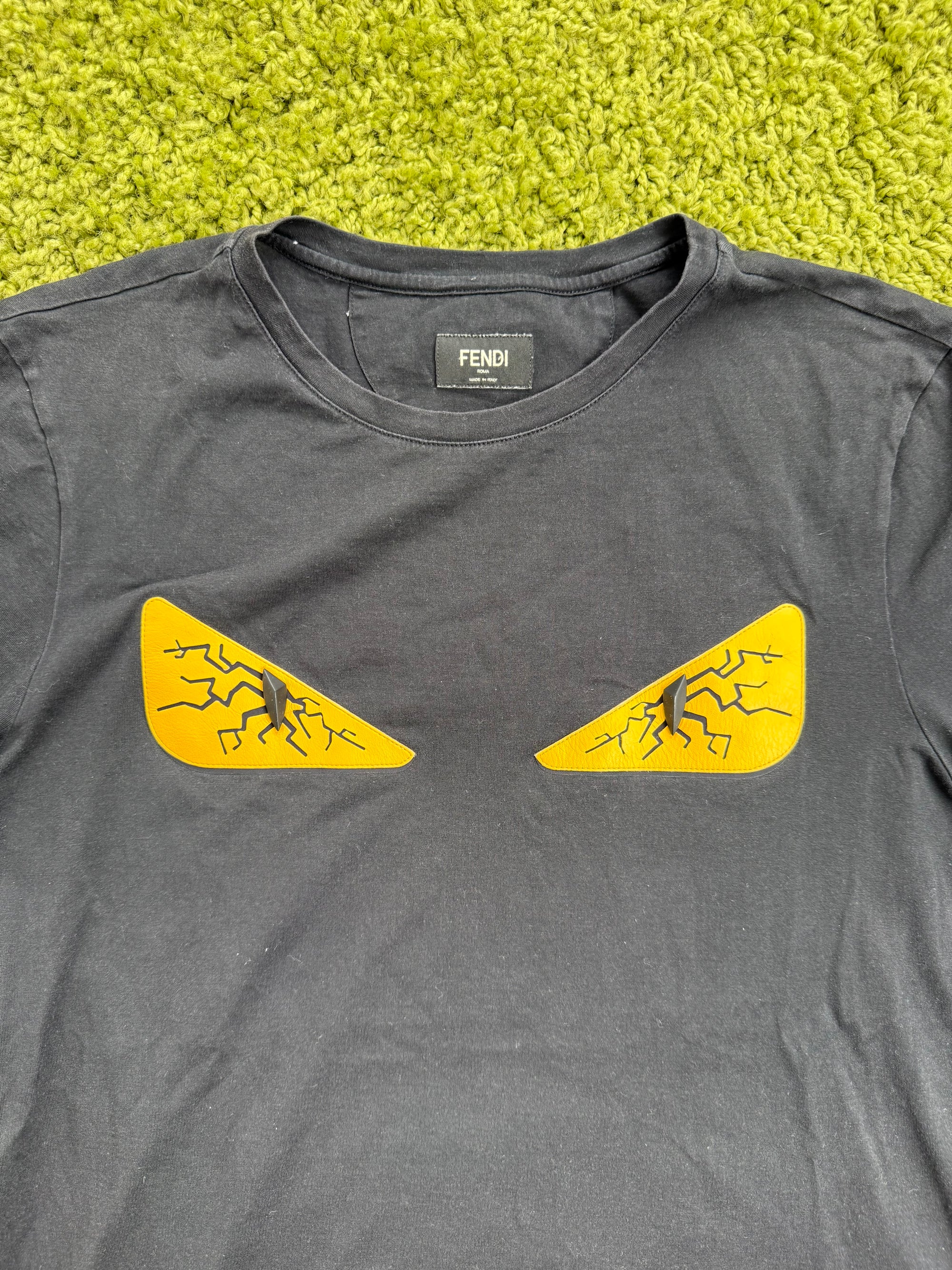 T-Shirt Fendi Monster Eyes Nero S