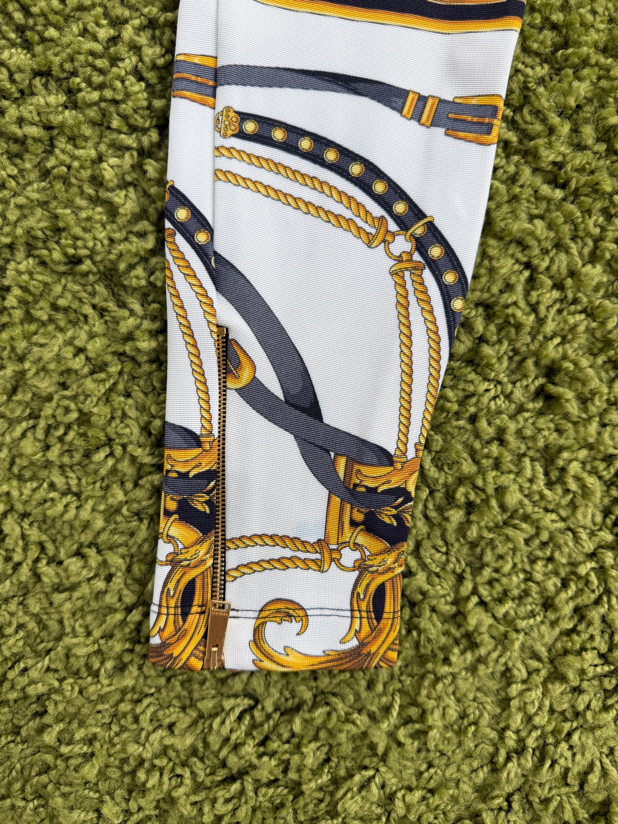 Leggins Versace Bianco Multicolor 38