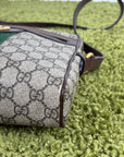 Borsello Gucci beige verde e rosso