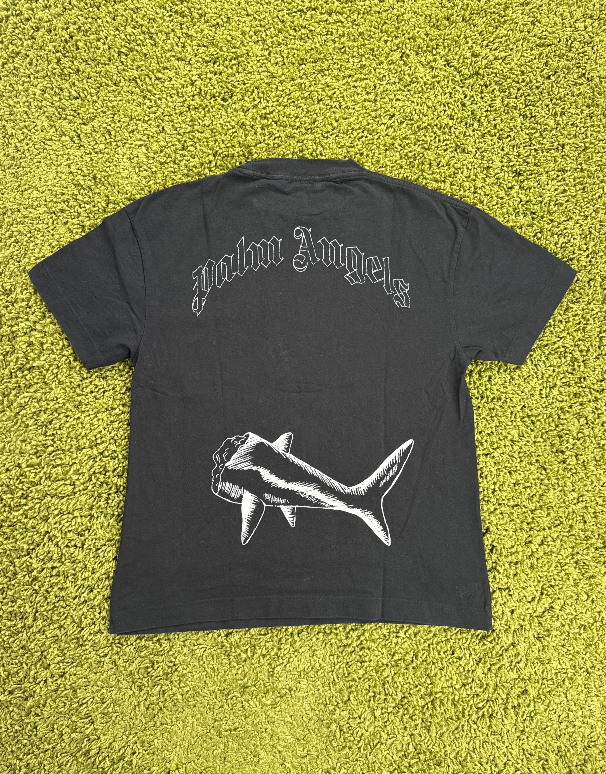 T-Shirt Palm Angels Broken Shark Nera L